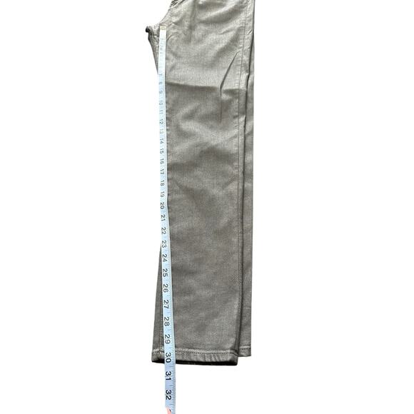 AG Adriano Goldschmied The Farrah High-Rise Coated Skinny Ankle Jeans Size 27 - Picture 11 of 12